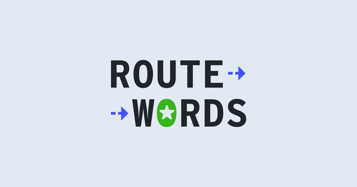 Route Words logo